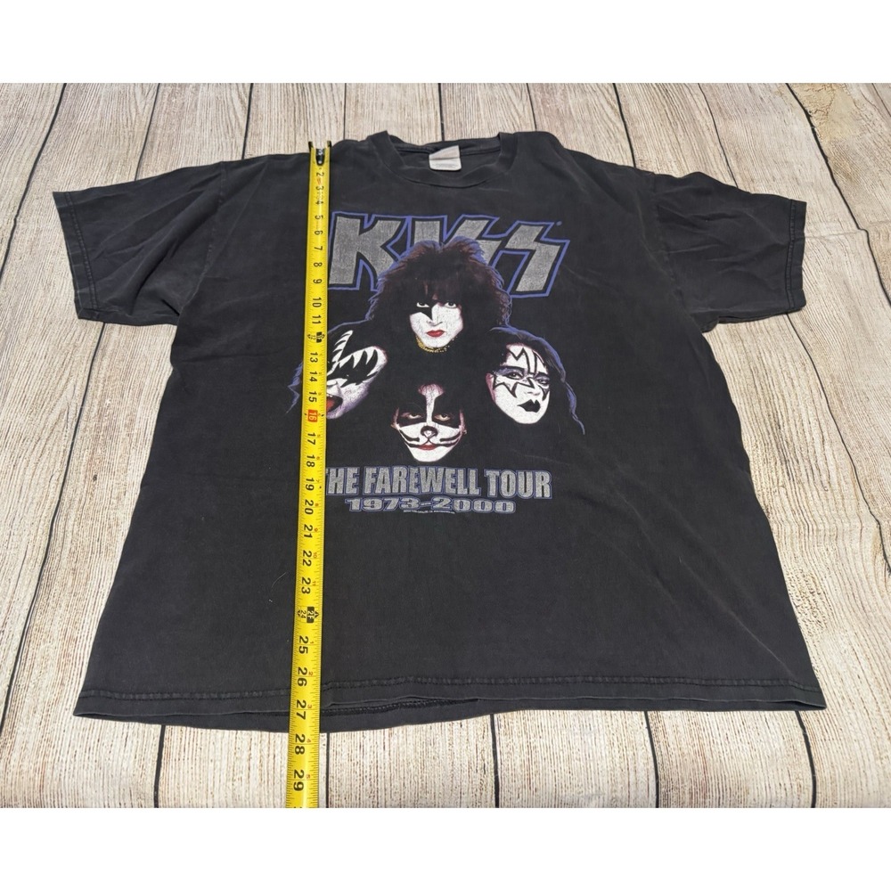 Vintage 2000 KISS The Farewell Tour T-Shirt Hanes Heavyweight Size XL GTub32 - Picture 3 of 7